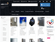 Tablet Screenshot of caloronline.es